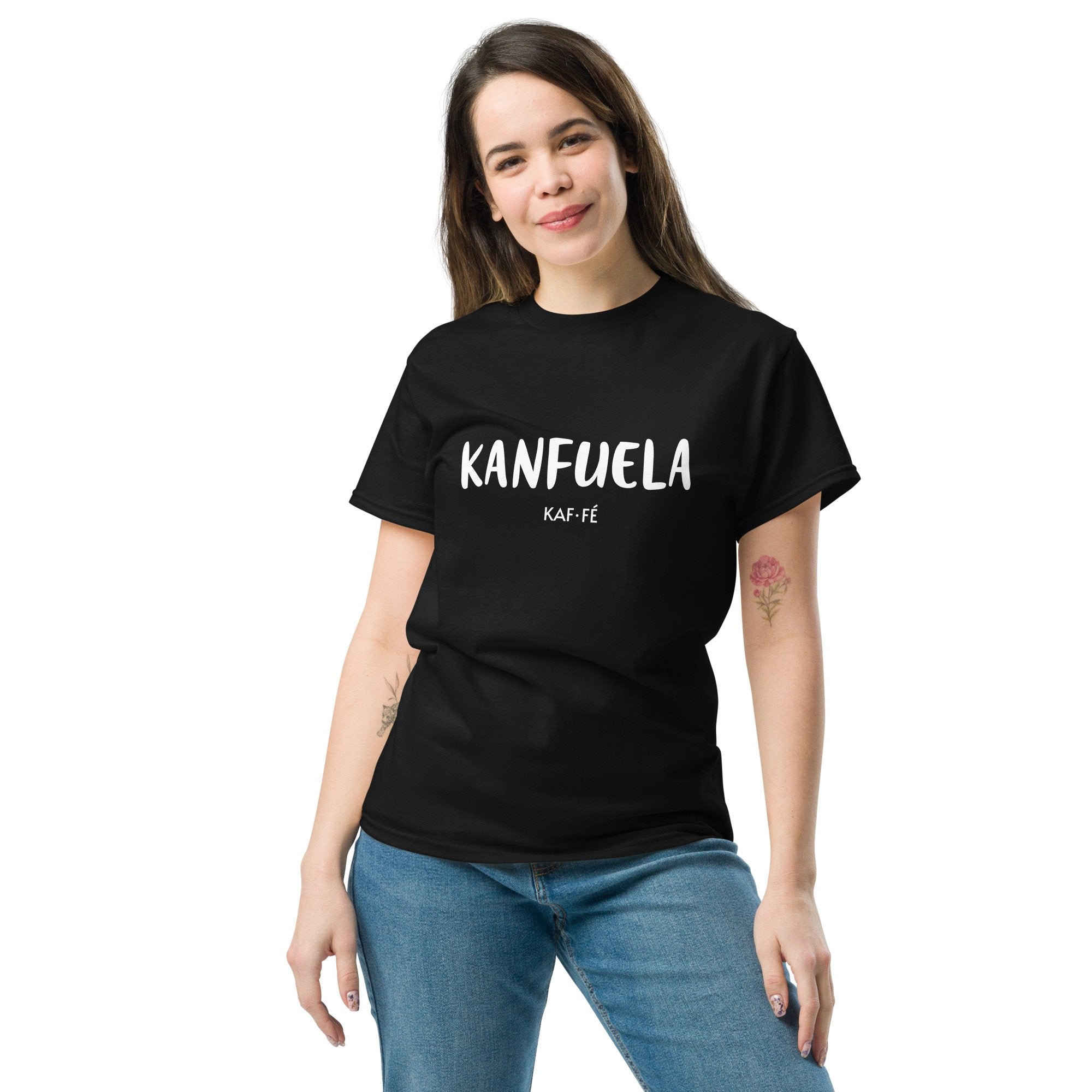 Kanfuela Unisex Classic T-Shirt - From Congolese Roots to Your Cup